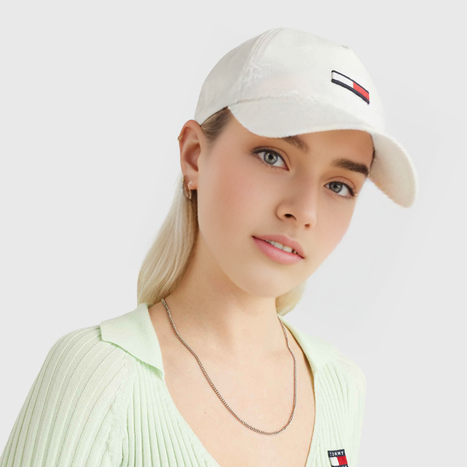 Кепка TOMMY HILFIGER для женщин, размер OS, белый