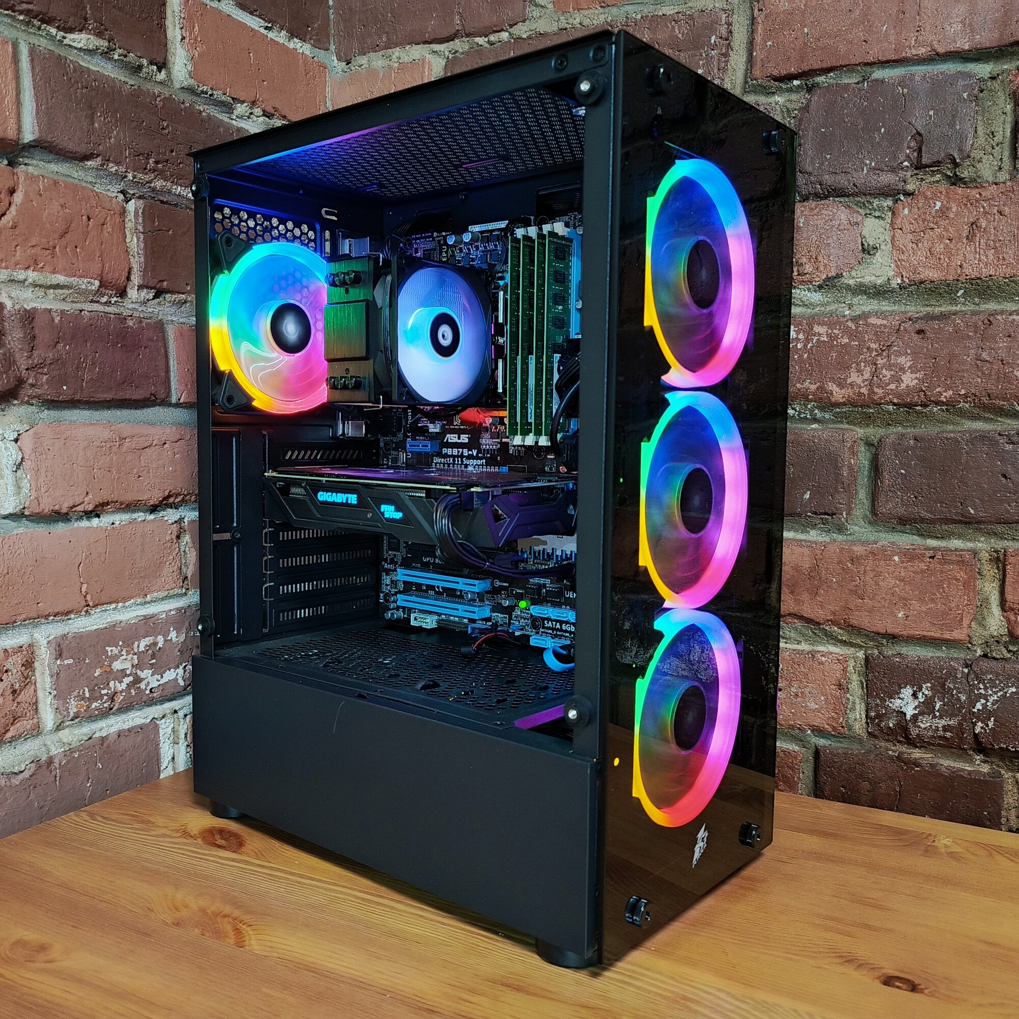 Игровой Системный Блок ID-COMPUTING, Intel Core i7, 32ГБ RAM, SSD 256ГБ, GeForce GTX 1050 Ti