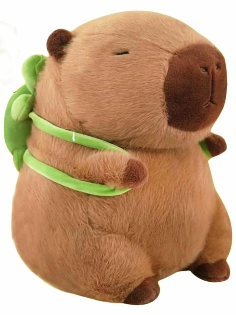 Капибара игрушка мягкая с рюкзаком 40см