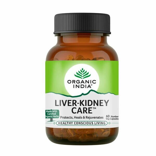 Ливер-Кидни Кеа, Liver-Kidney Care, Organic India, 60 капсул