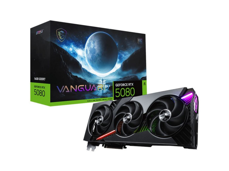 Видеокарта видеокарта/ GeForce RTX 5080 16G VANGUARD SOC