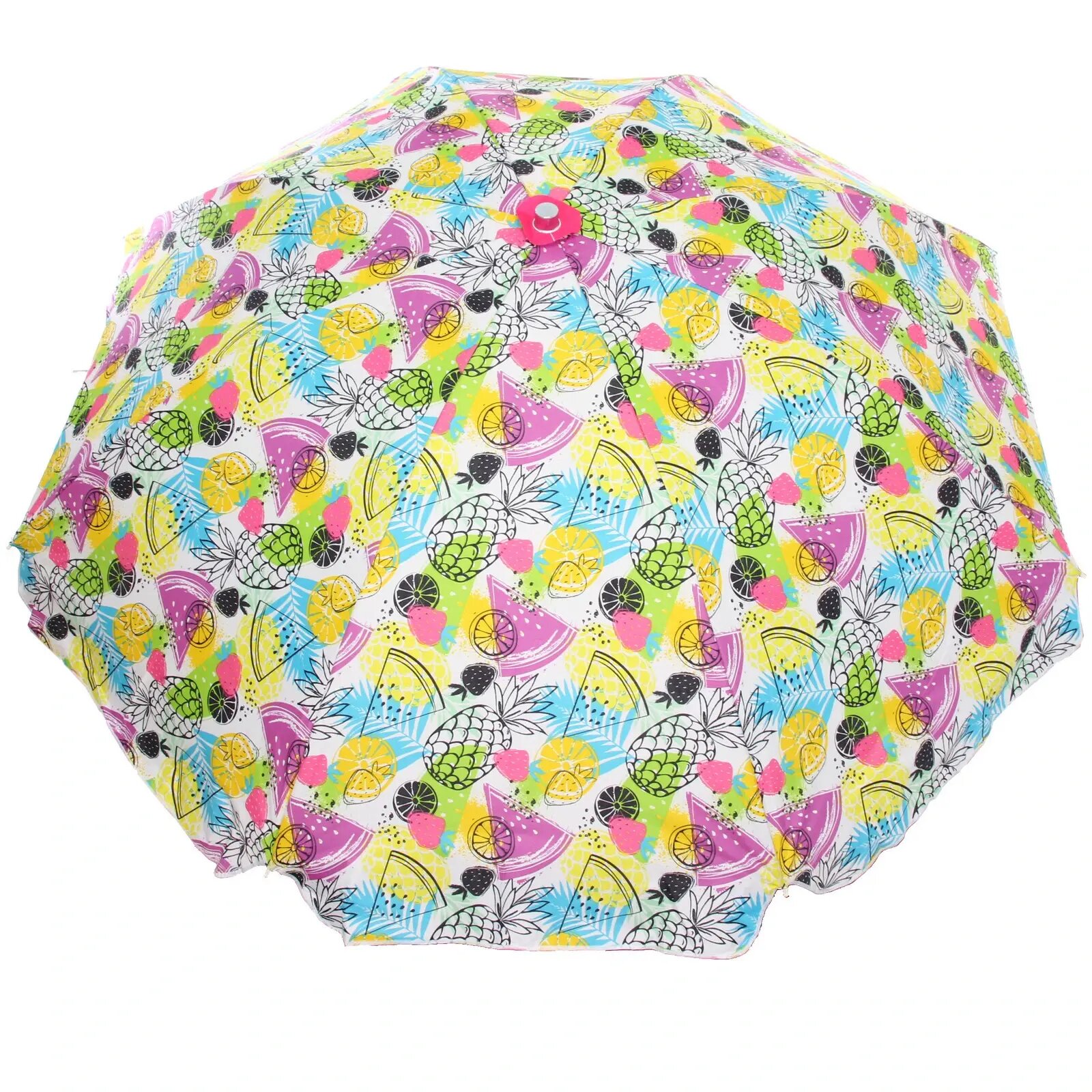 Зонт пляжный D=240 см, h=220 см, «Принт АРТ11692-8», с защитой от нагрева