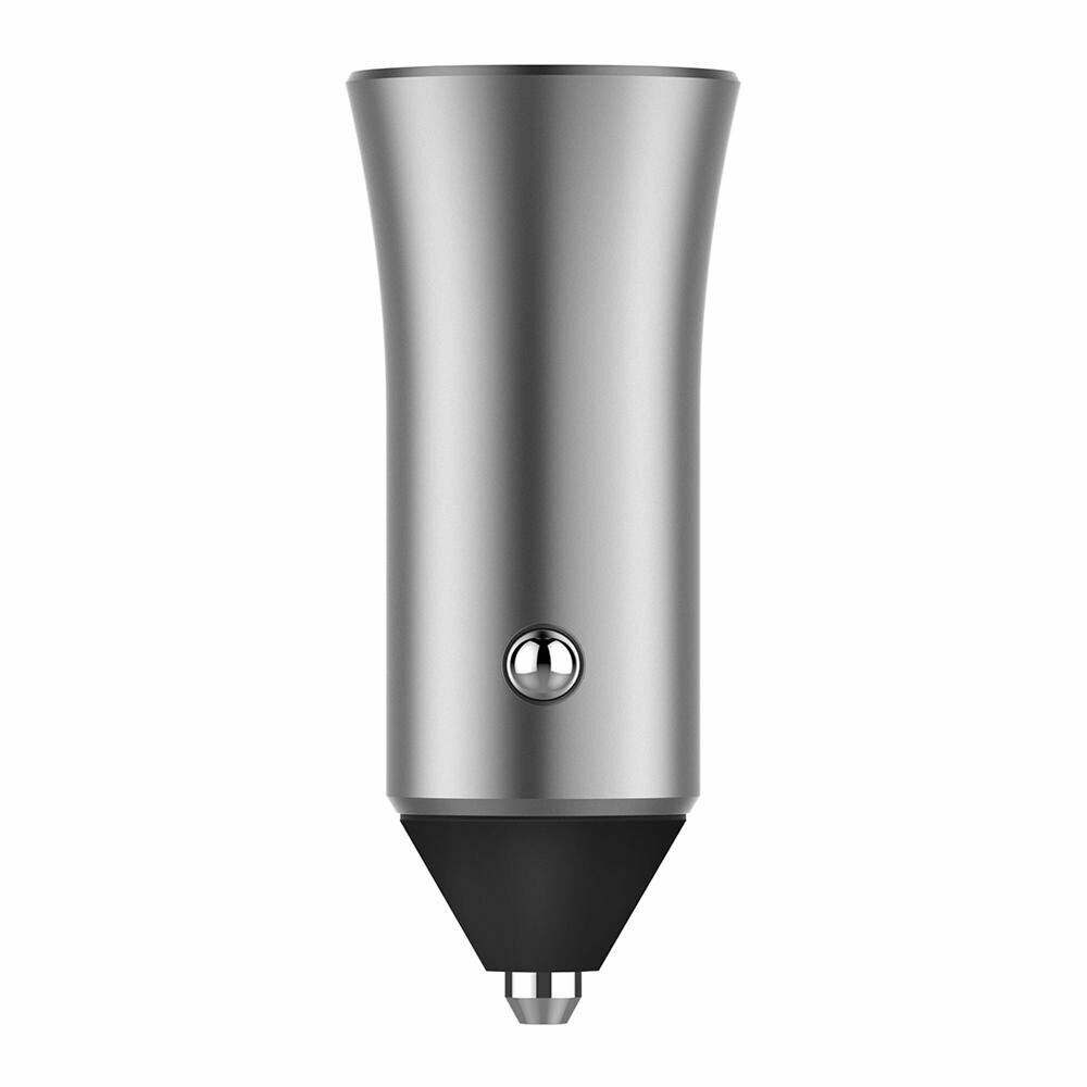 Изображение 2018 новое оригинальное автомобильное зарядное устройство Xiaomi 18 Вт, быстрая зарядка, двойной USB-адаптер прикуривателя для iPhone, Samsung, LG, HTC, Huawei