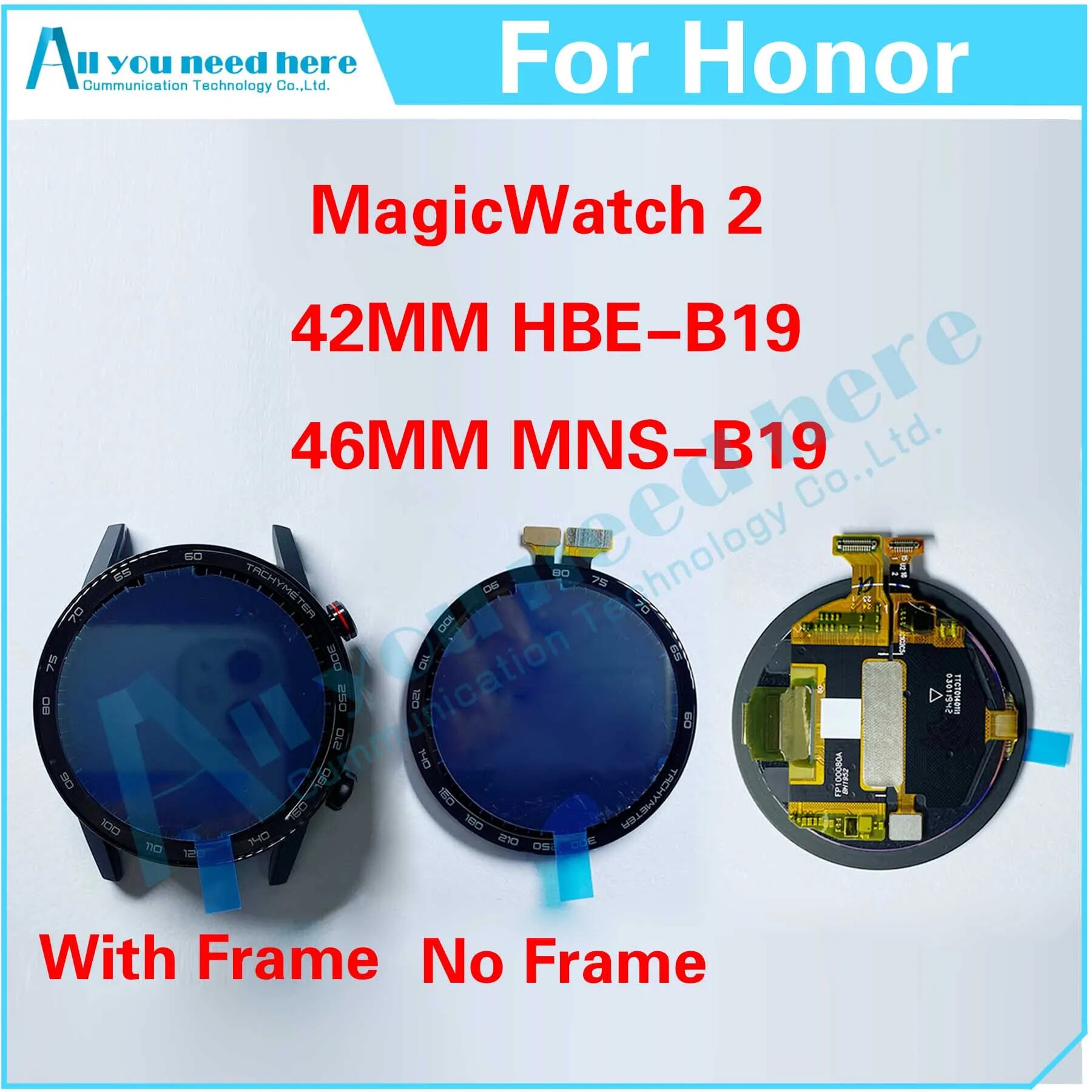 Для Honor MagicWatch 2 HBE-B19 Magic Watch 2 Magic2 ЖК-дисплей, 42MM Frame Gold