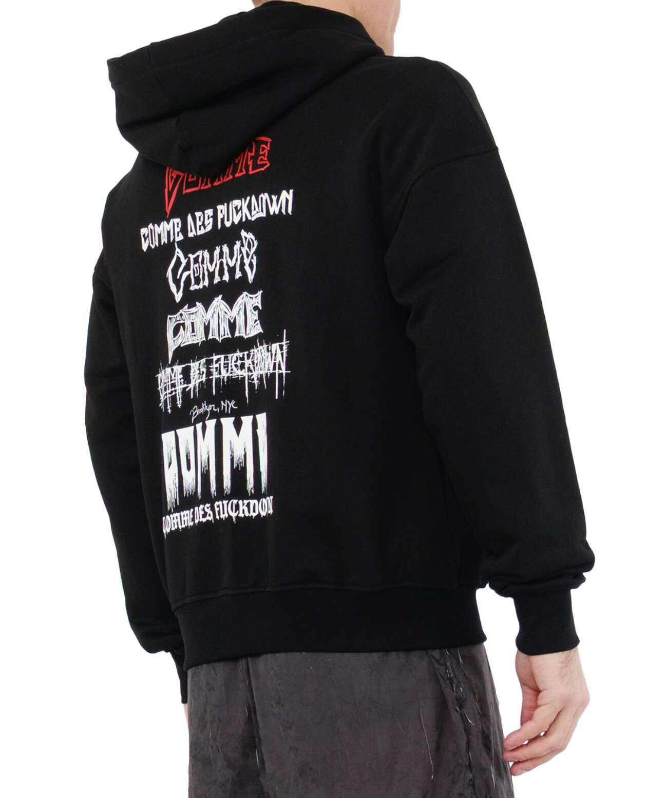 Худи COMME des FUCKDOWN ss2025, размер S, , nero
