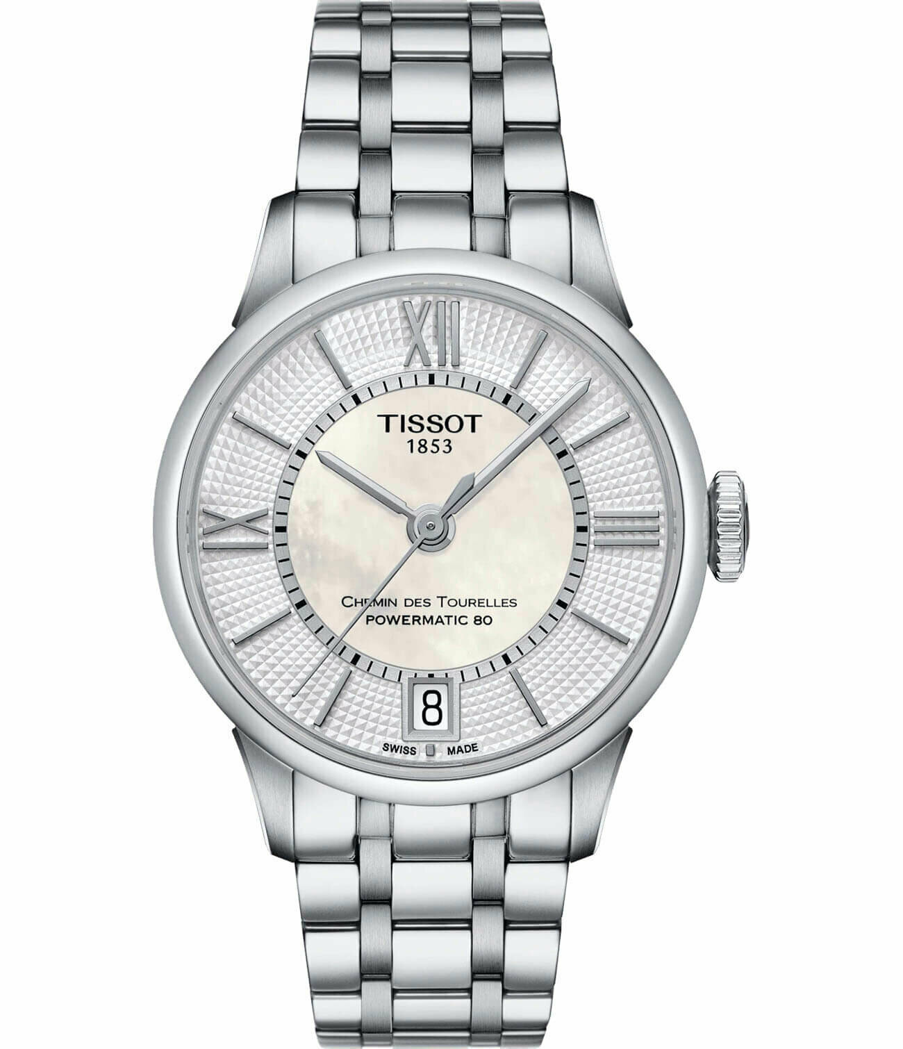 Наручные часы TISSOT T-Classic, белый перламутровый