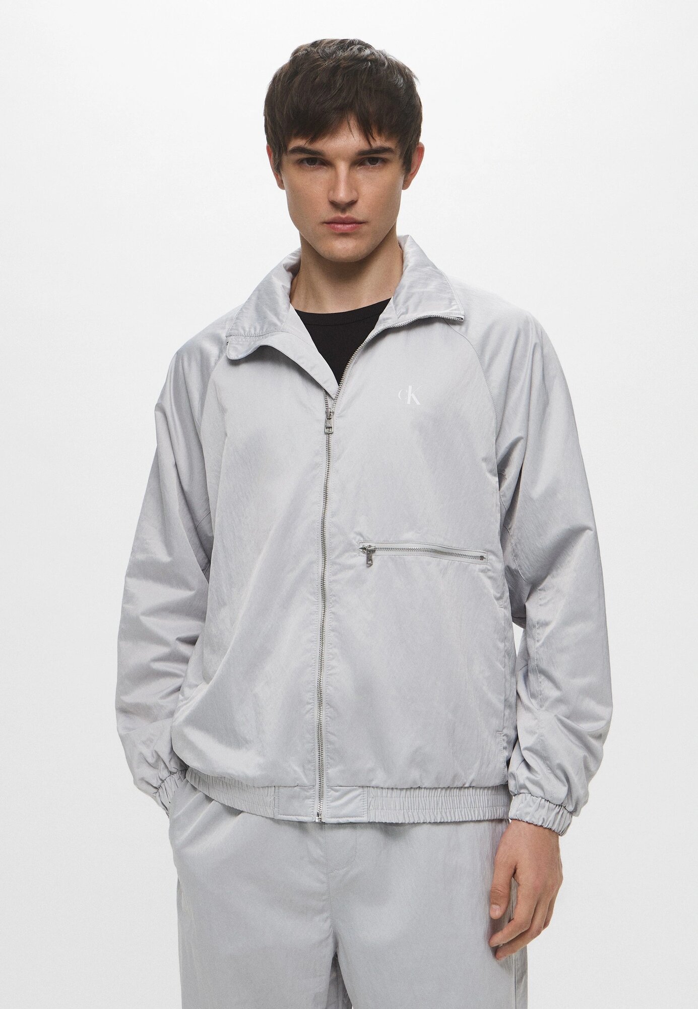 Ветровка Calvin Klein Jeans, размер 50-52, бежевый