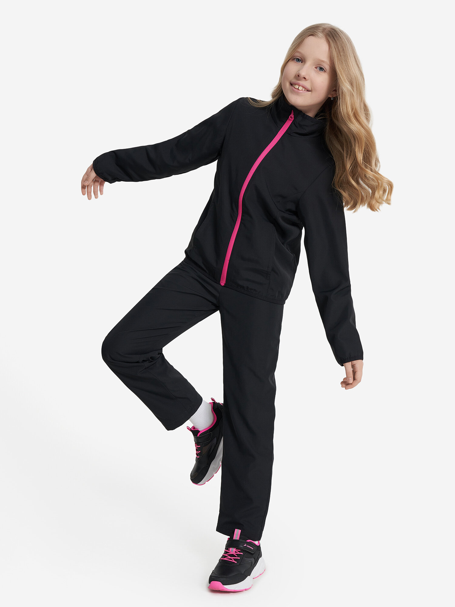 Костюм спортивный GSD GSD Girl's Tracksuit размер 122/128 черный