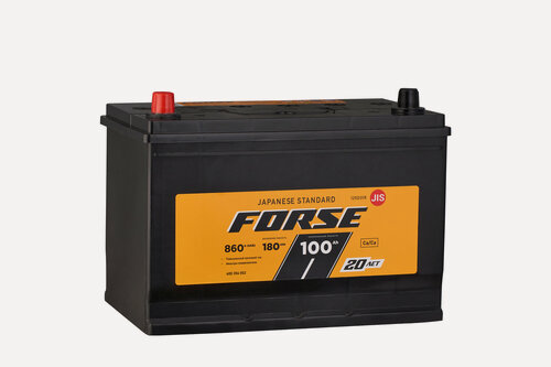 Изображение товара Автомобильный аккумулятор FORSE азия 6CT-100 VL (1) 125D31R (арт.600356052)