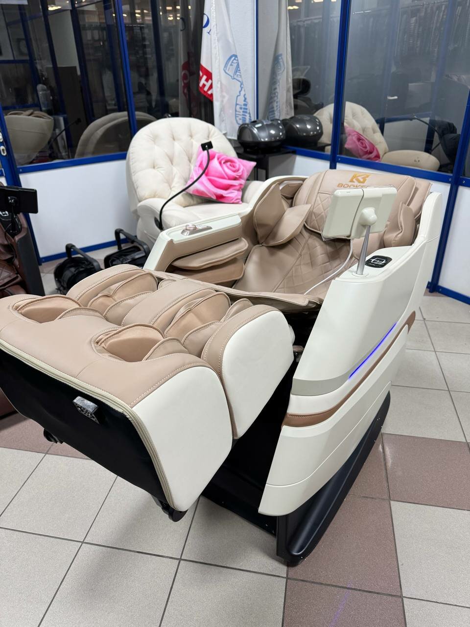 Массажные Кресла Xiaomi Массажное кресло SL каретка с 4D массажем BOOKER BK9730 хаки