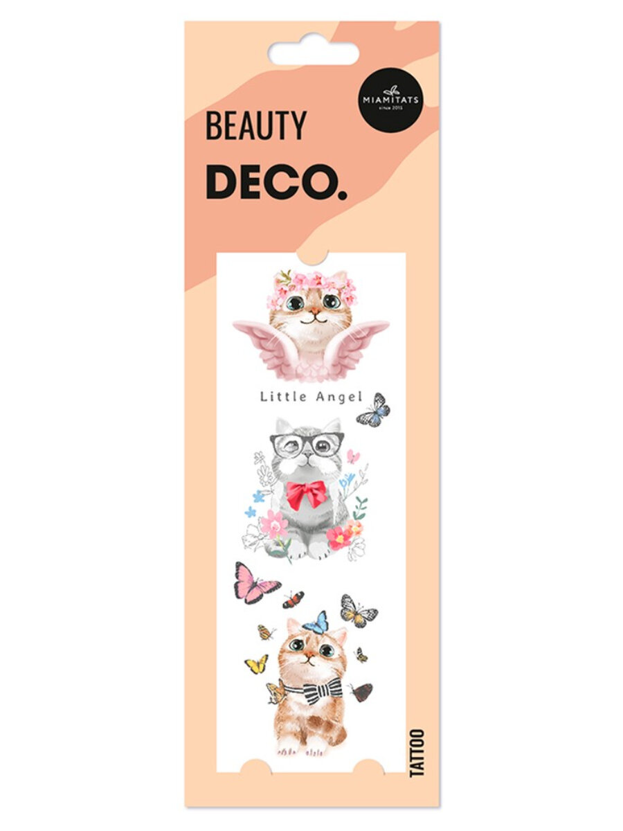 Татуировка для тела DECO. WATERCOLOR STORY by Miami tattoos переводная (Cutie)