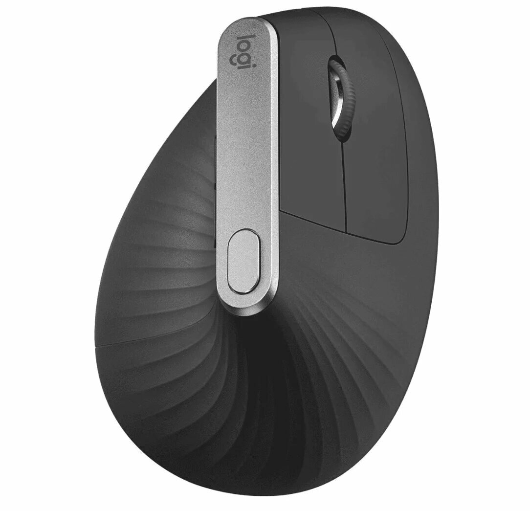 Вертикальная мышь Logitech MX Vertical, беспроводная, оптическая, 4000 DPI, USB-C, серая