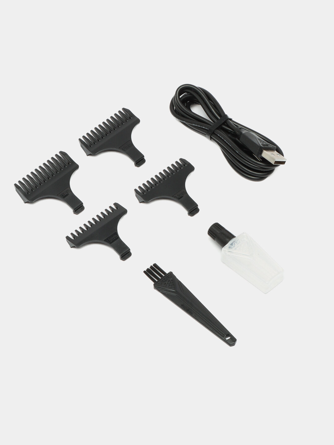 Машинка для стрижки VGR V-965, питание от USB, нержавеющая сталь — фото 1