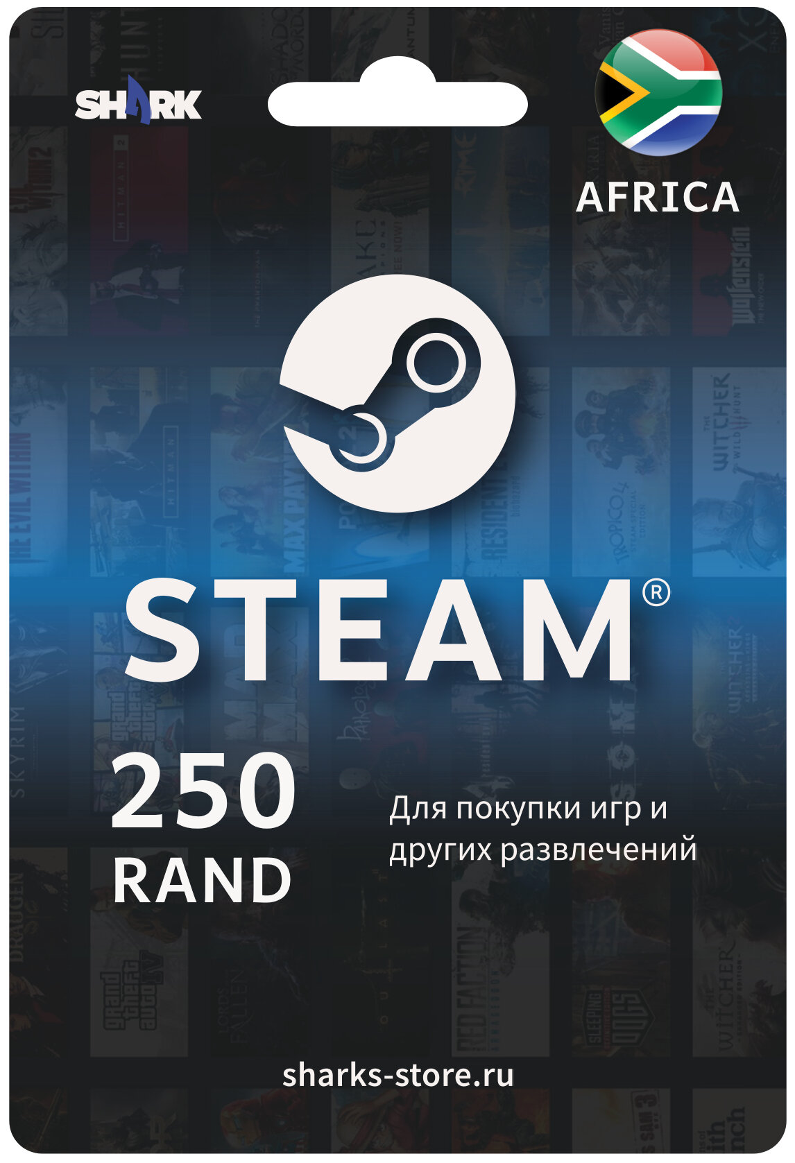 Steam gift card 250 ZAR (South Africa)