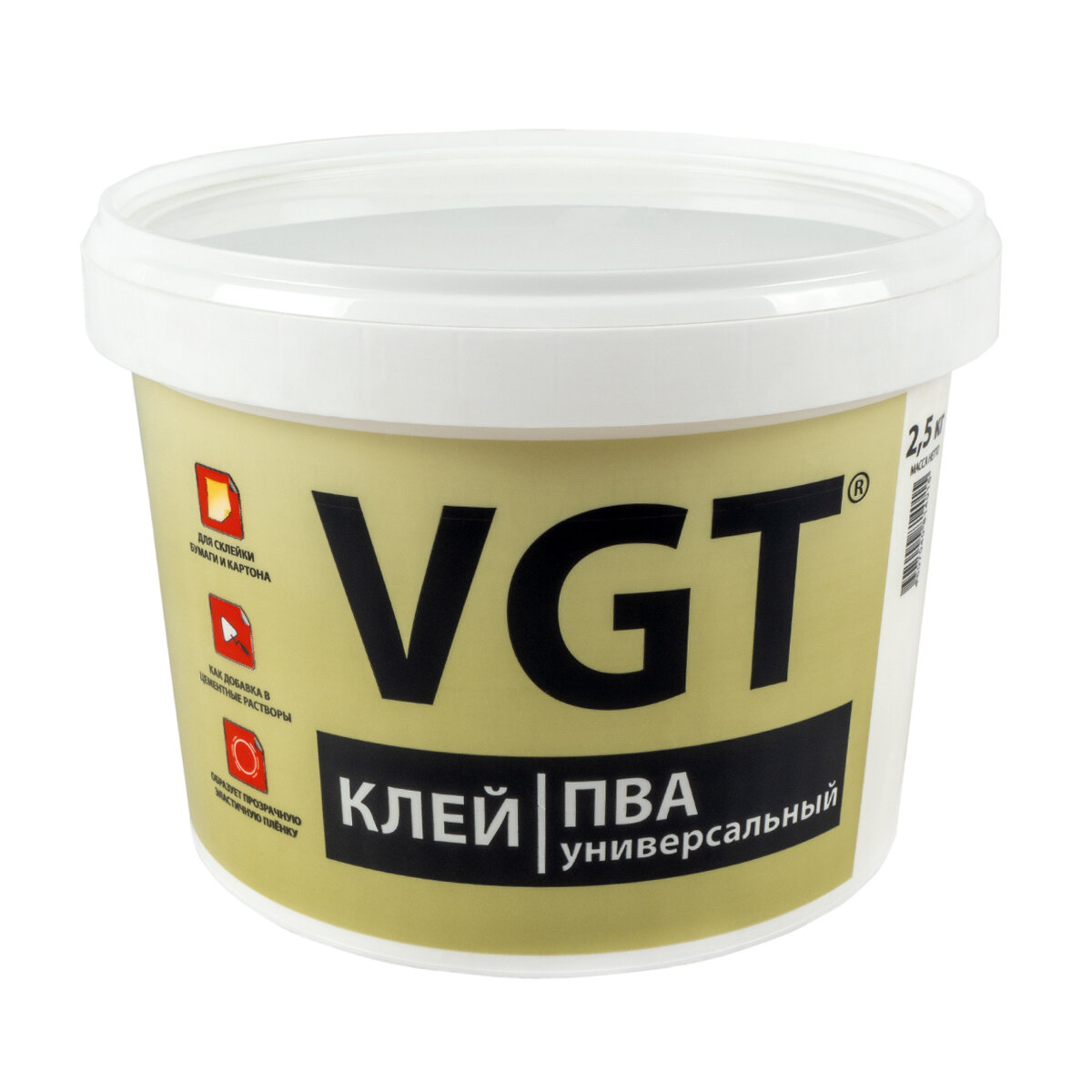 Клей ПВА универсальный VGT 2.5 кг