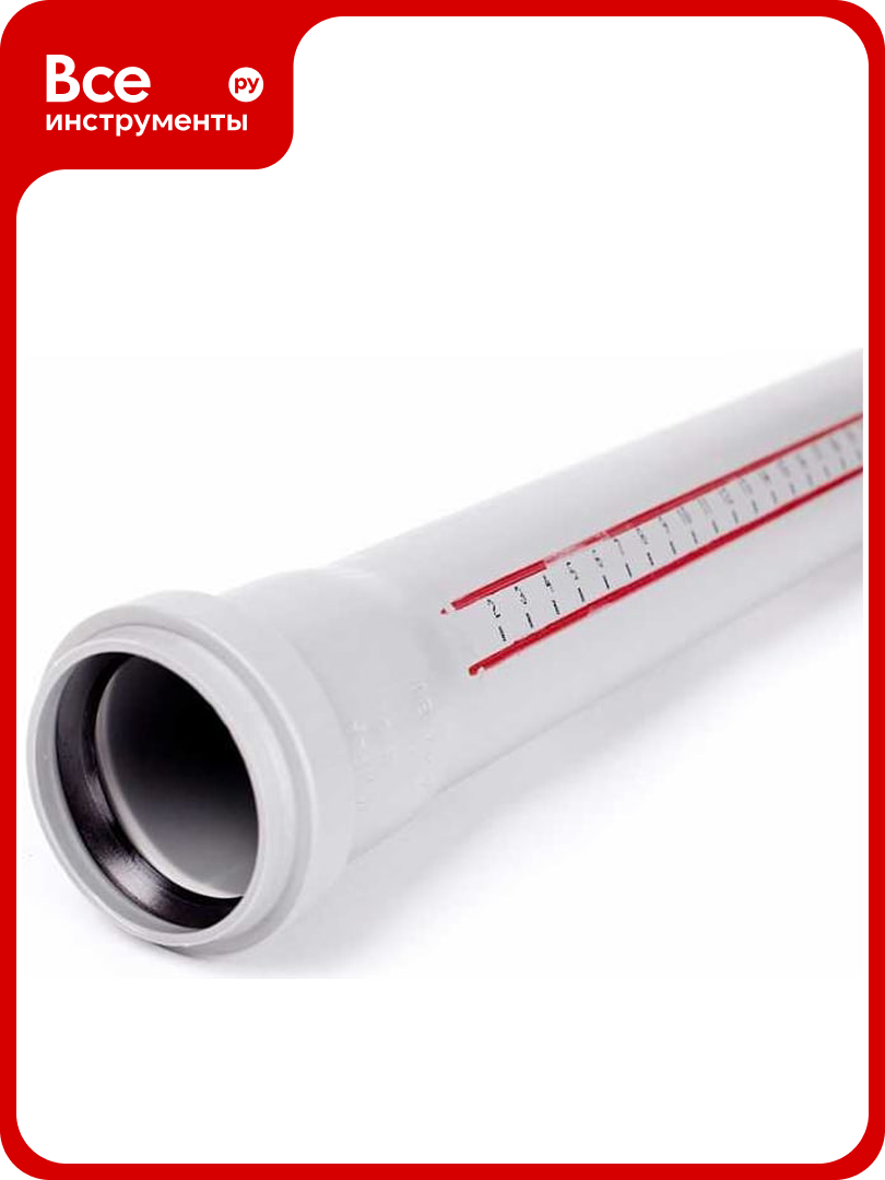 Канализационная труба Ostendorf белая 40x1000 мм 559090