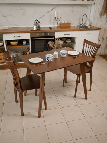 Изображение товара Стол обеденный прямоугольный для кухни раздвижной. Кей. 100 (130) х70 см. В шпоне