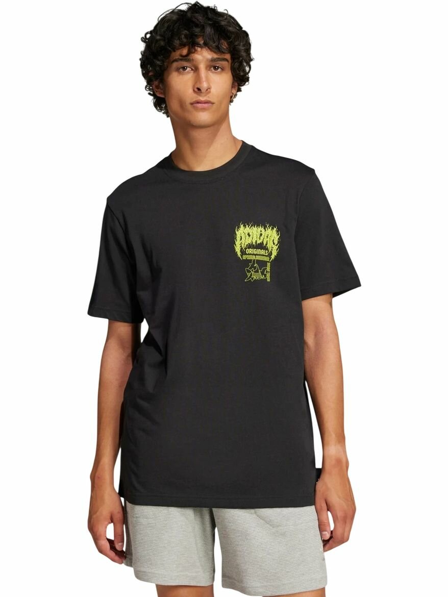 Футболка спортивная adidas Trefoil Series Fashion Elevated Tee, размер M INT, черный