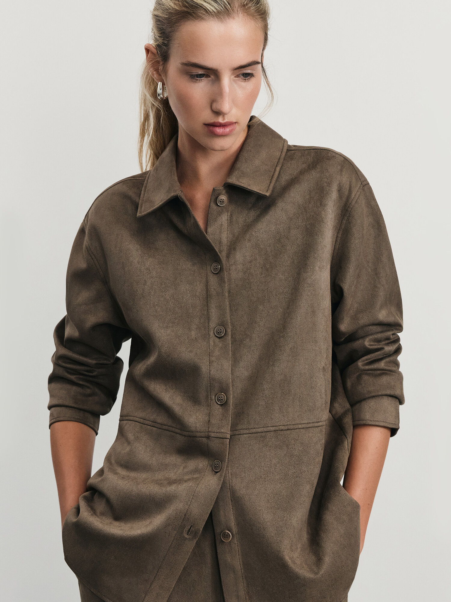 Блуза Zarina размер 3XL (RU 54) капучино