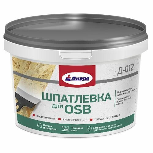 Шпатлёвка для OSB Д-012 Диола 8кг