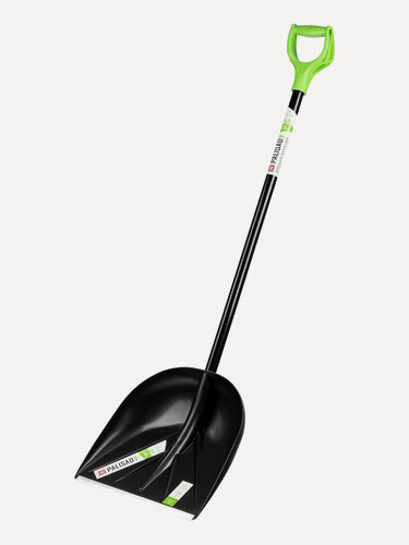 Изображение товара Лопата для уборки снега Palisad BASE, 40 х 41.7 х 139 см, ковш из полипропилена и алюминиевый черенок, снеговая, 61395