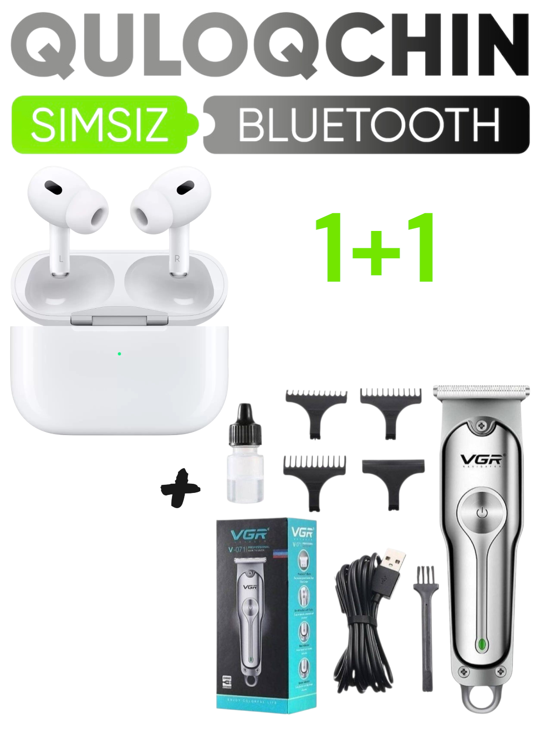 Беспроводные наушники Pods Pro, Pods 3 Bluetooth 5.3 и VGR 071