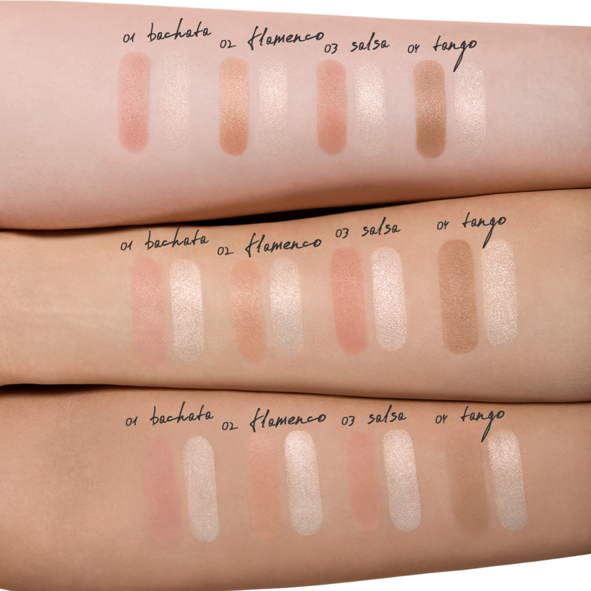 Палетка румян и хайлайтера UOMO&DONNA - сияние и свежесть кожи — фото 1