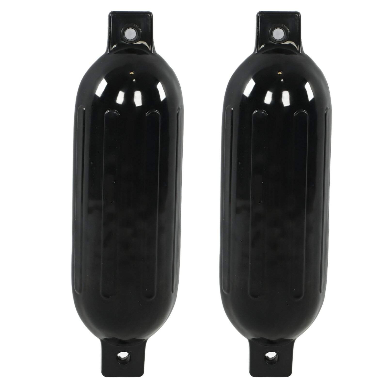 2 шт. Пневматические баллоны для лодок 6.5 х 23 дюйма в черном цвете с достоинствами для яхт, рыбацких лодок и пневматических лодок