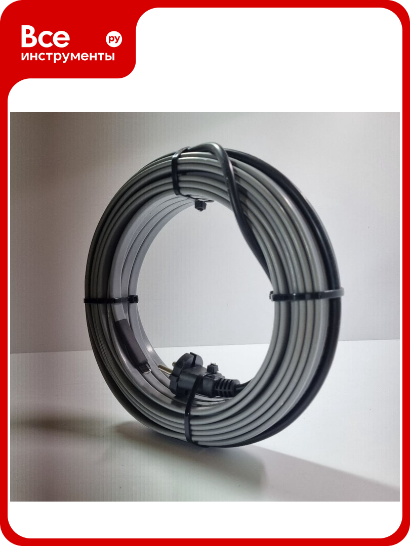 Комплект нагревательного саморегулирующегося кабеля Грейка SRL16-2 10 м 40316010