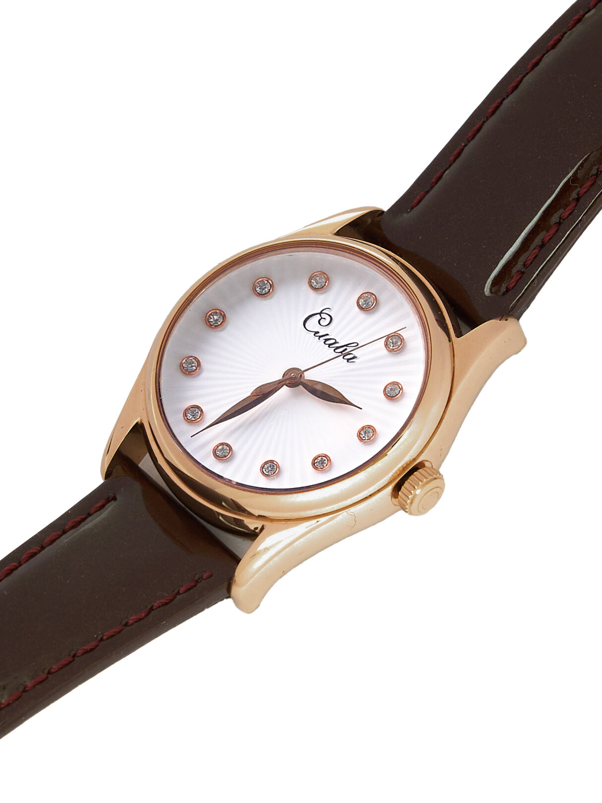 Наручные часы Слава, коричневый — фото 1