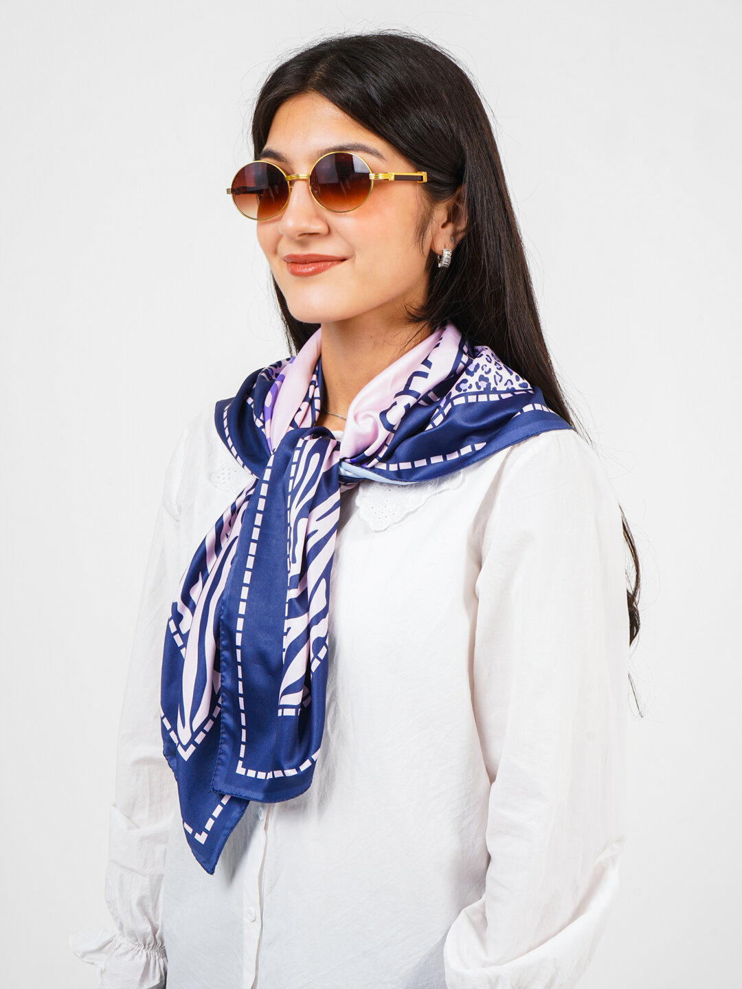 Платок  90*90 для девочек и женщин,90х90 см — фото 1