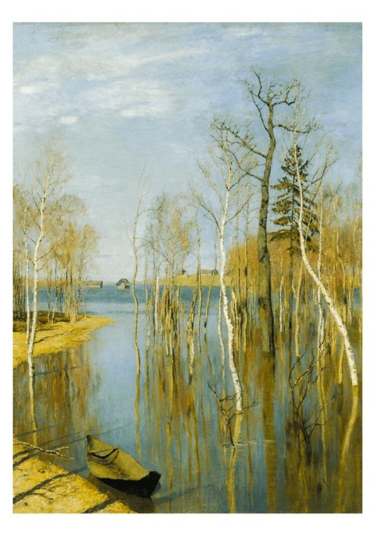 Пазл для взрослых Стелла 2000 деталей, элементов: Левитан И. И. Весна-большая вода — фото 1