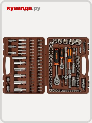 Изображение товара Набор инструментов OMBRA OMT108S 1/4", 3/8", и 1/2"DR, 108 предметов