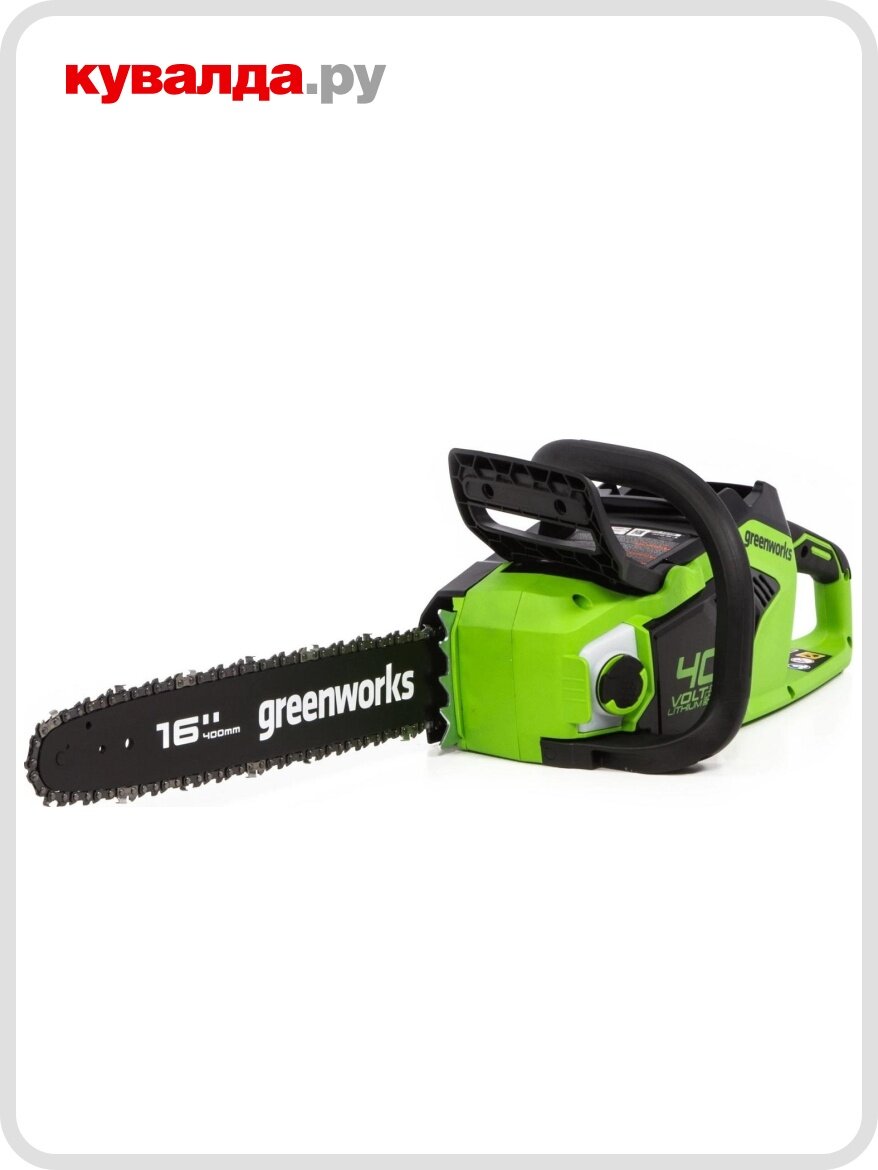 Пила цепная аккумуляторная GREENWORKS GD40CS18K4 40V бесщеточная
