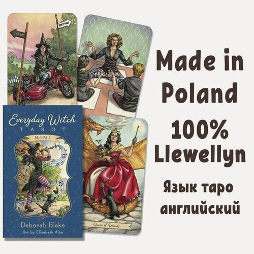 Изображение товара Карты Таро Everyday Witch Tarot mini Cards Llewellyn / Повседневное Таро Ведьмы мини