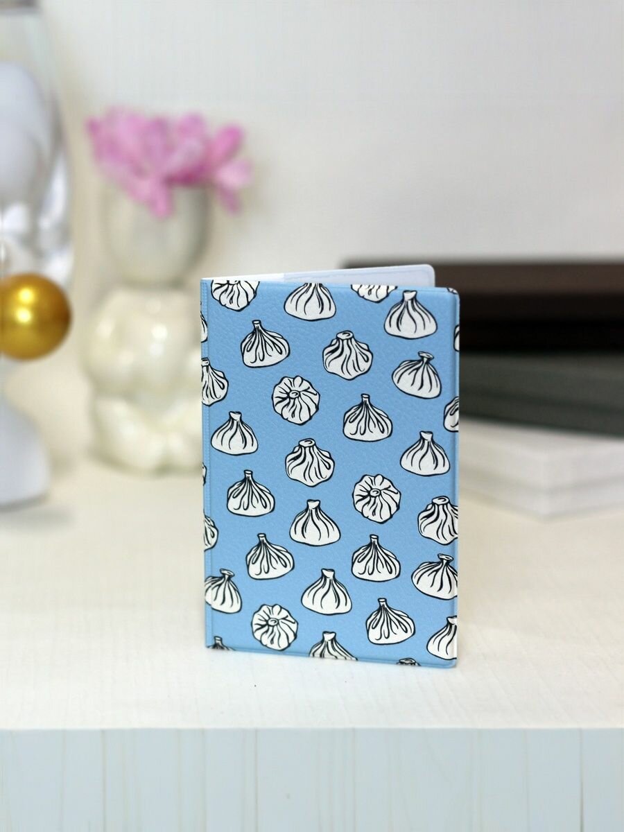 Обложка для паспорта Milarky, голубой — фото 1