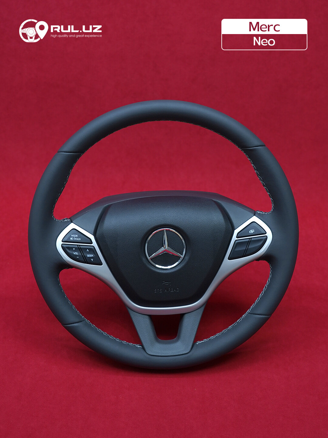 Руль Neo, для моделей Daewoo, Ravon, Chevrolet, черный новый — фото 1