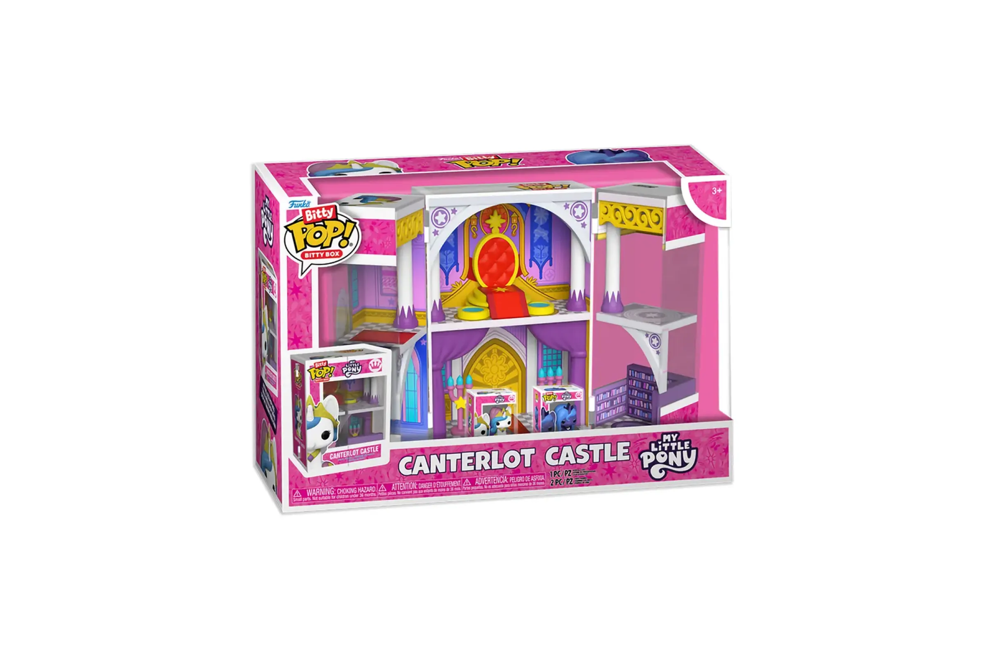 Набор фигурок Funko POP! Bitty Box My Little Pony - Canterlot Castle 89585 Кантерлотский замок, 2 шт — фото 1