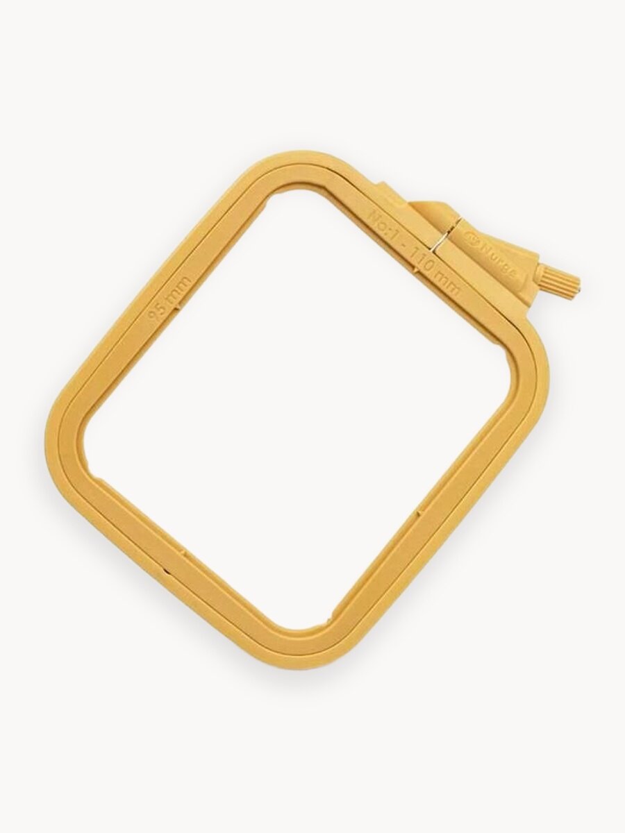 170-14 Пяльцы-рамка квадрат пластиковые Nurge 250*280 мм. (Бежевый)