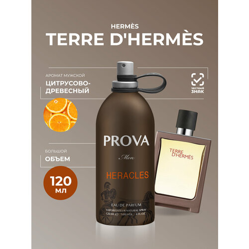 Духи мужские PROVA Terre d'Hermès, мужская туалетная вода, 120 мл