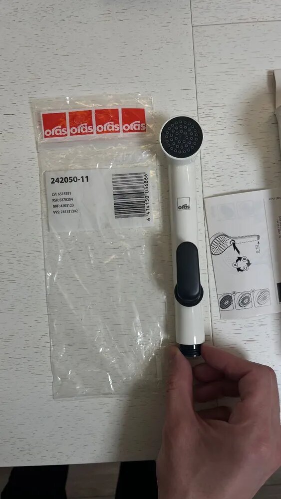 Гигиенический душ Oras Bidetta 242050 11 Белый