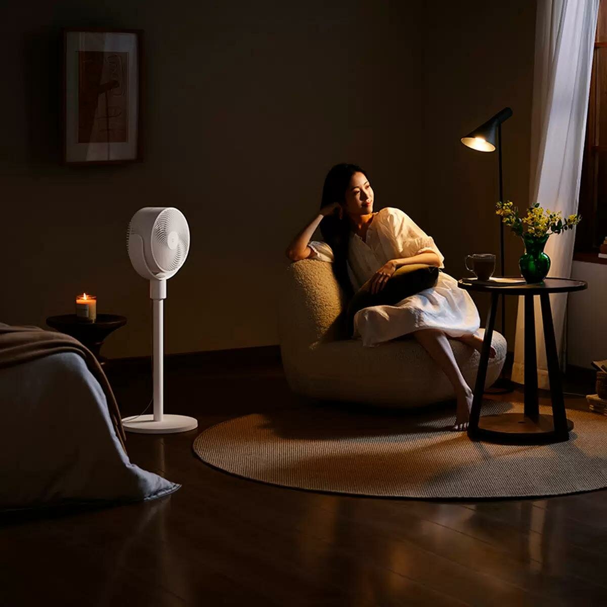 Вентиляторы Xiaomi Вентилятор напольный Xiaomi Mijia Circulating Fan (BPLDS08DM) White CN