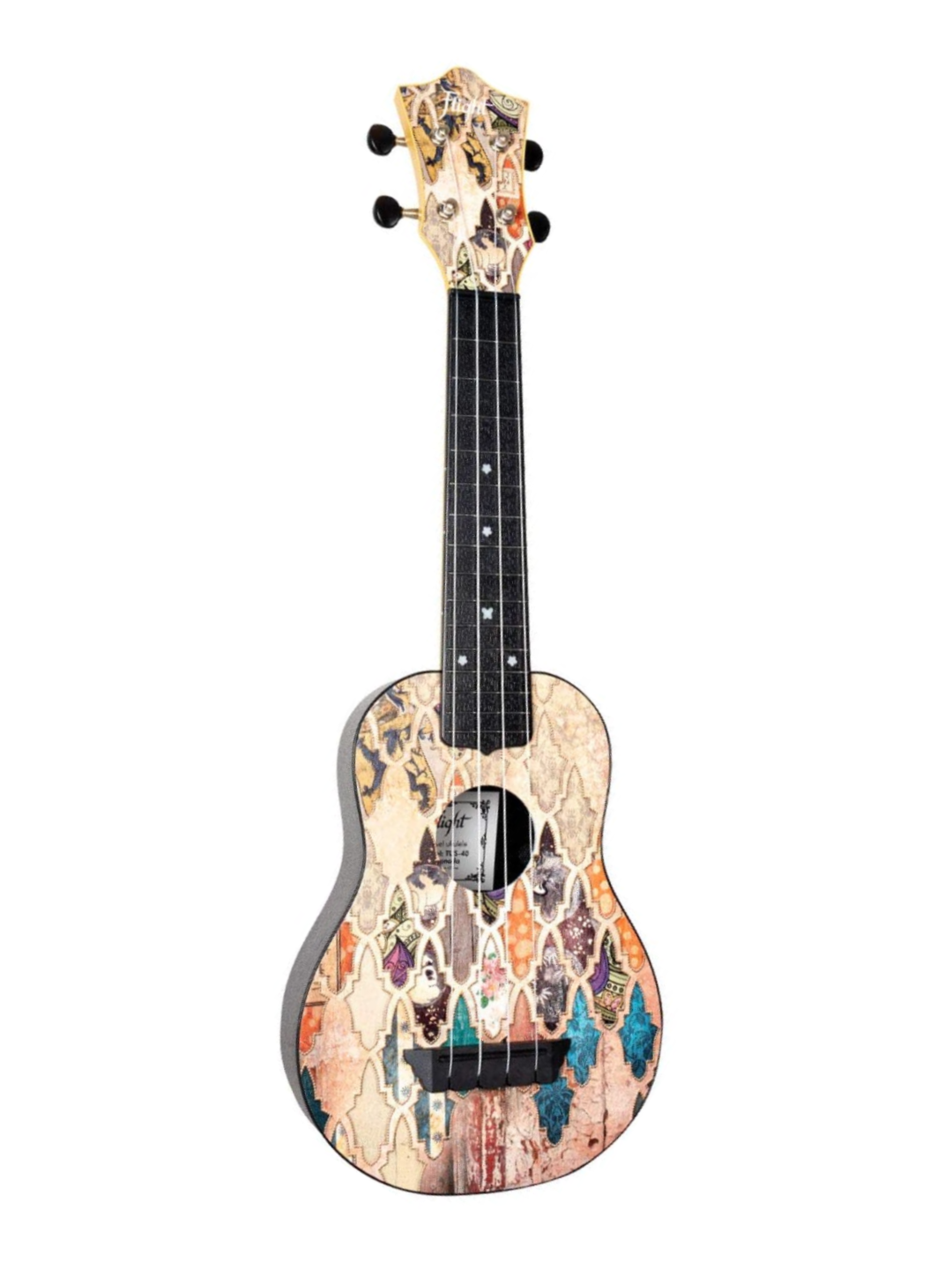 Укулеле Flight TUS40 GRANADA, сопрано, липа/пластик, чехол в комплекте — фото 1