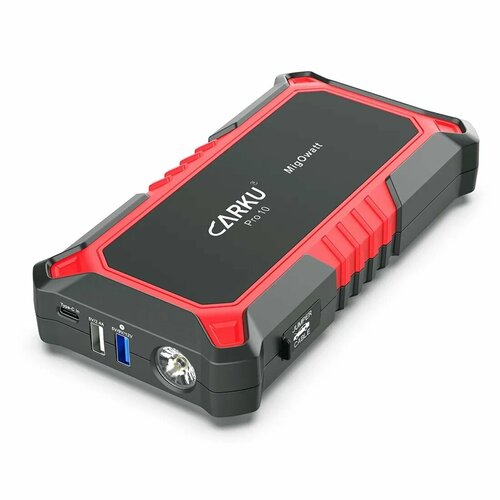 CARKU PRO-10 Пуско-зарядное устройство с фонарем и Power Bank / ПЗУ (джамп стартер)