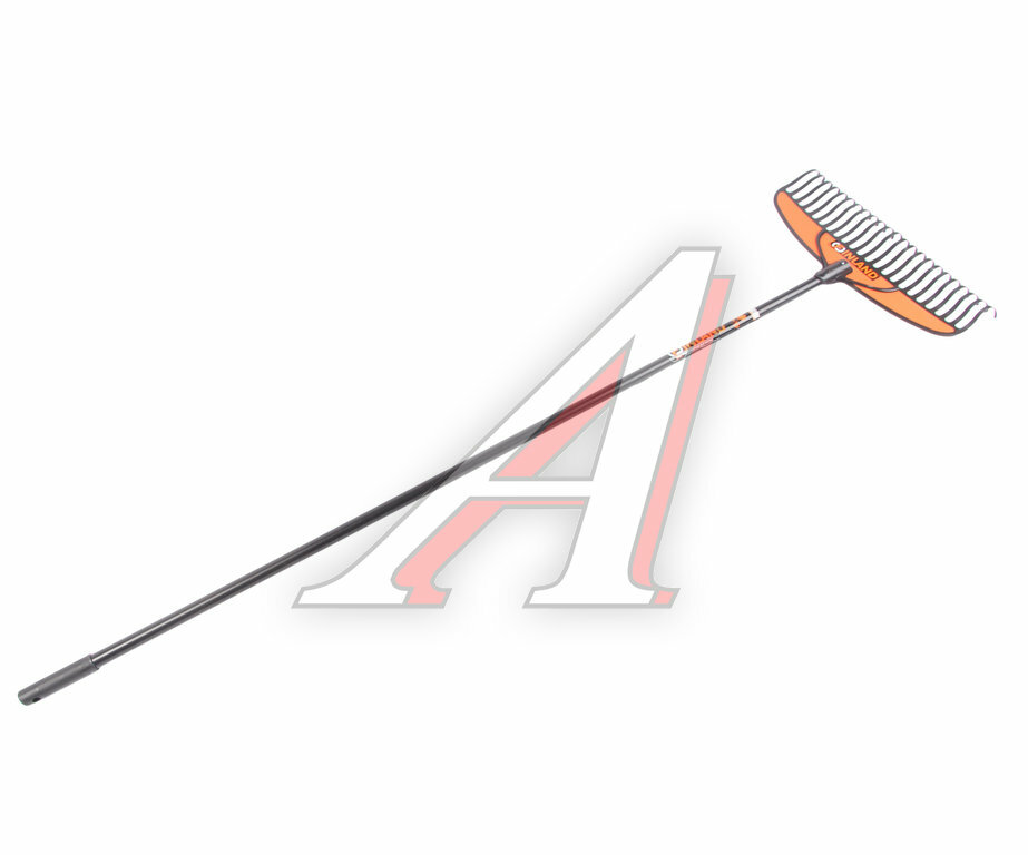 Грабли веерные 22 зуба пластиковые со стальным черенком FINLAND