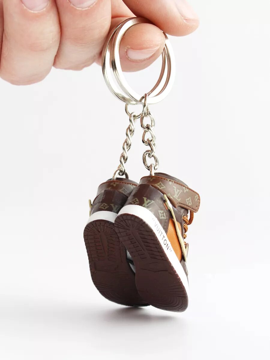 Брелок, 2 шт., коричневый — фото 1