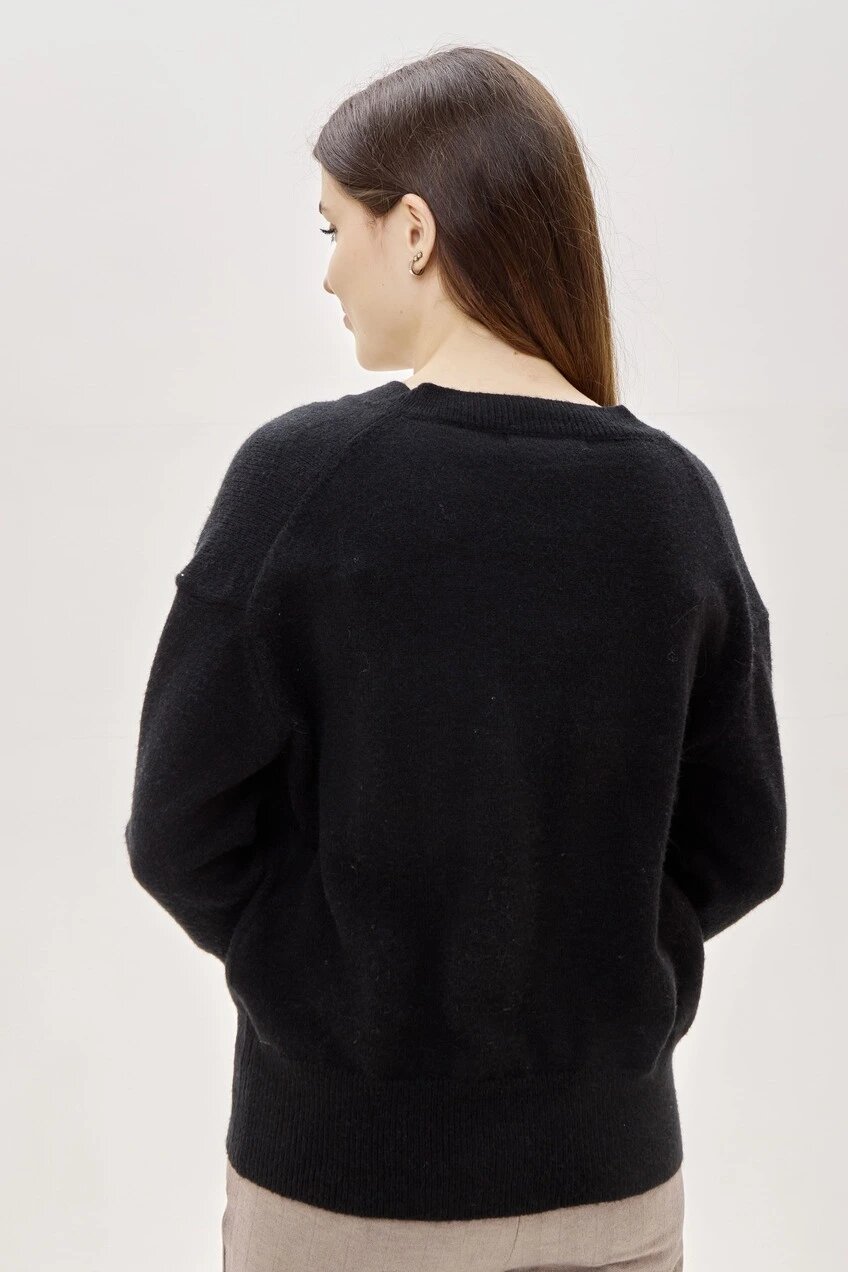 Свитер Selfie, размер S, , черный — фото 1