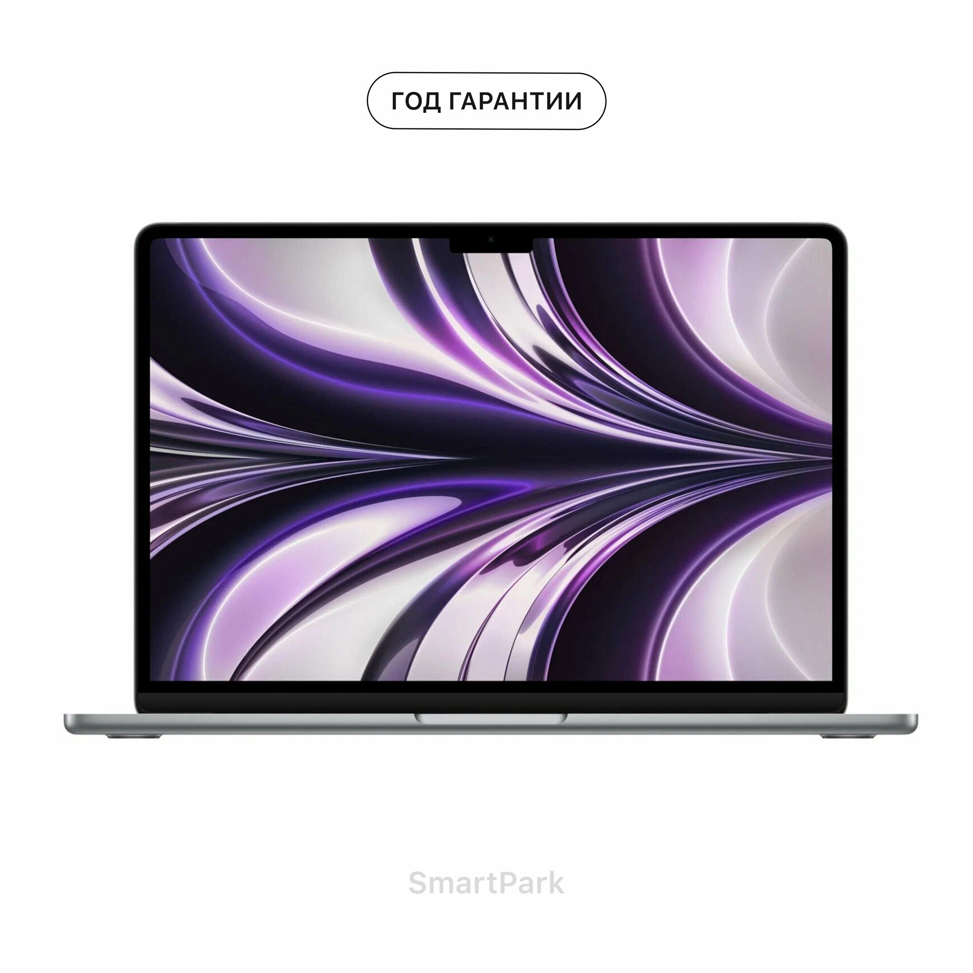 Ноутбук Apple MacBook Air 13 2022 M2, 8/256 ГБ, Space Grey (Серый космос), Русская гравировка