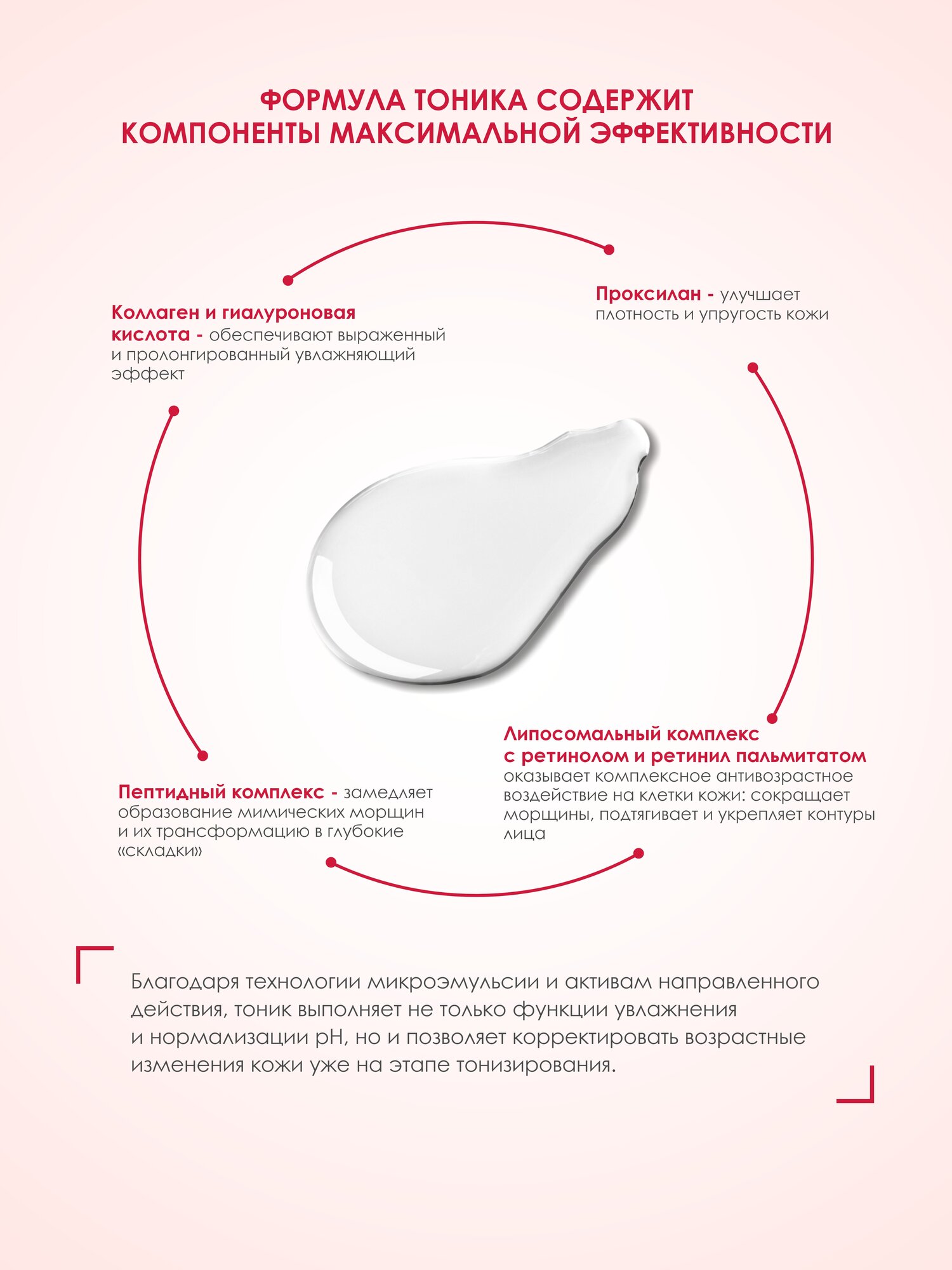 Тоник-ревиталайзер KDA Эксперт для лица омоложение 118 мл — фото 1