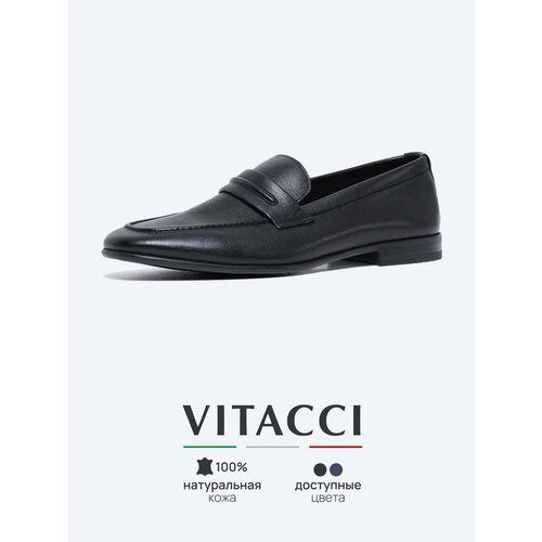 фото Лоферы vitacci, размер 44, черный